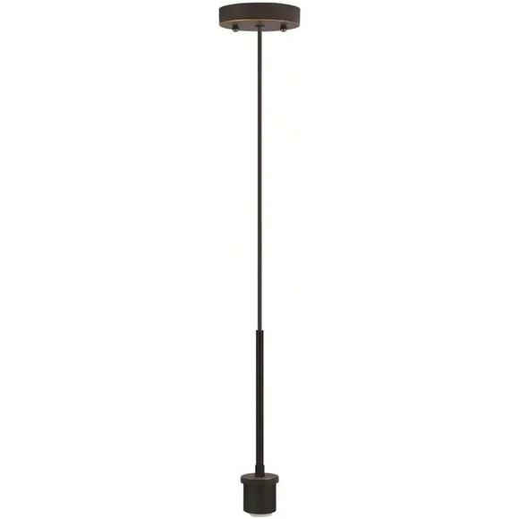 Oil-Rubbed Bronze Pendant Light Kit with Partial Metal Rod, NIB - Picture 1 of 10